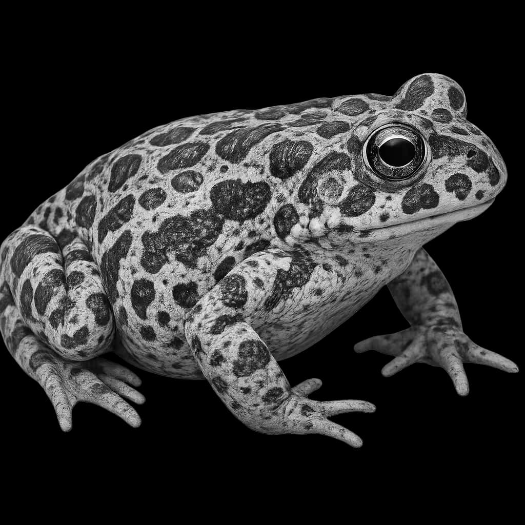 Decorative frog pattern